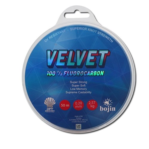 BOJIN Velvet Fluorocarbon 50 m 0.20 mm Misina