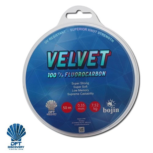 BOJIN Velvet Fluorocarbon 50 m 0.35 mm Misina