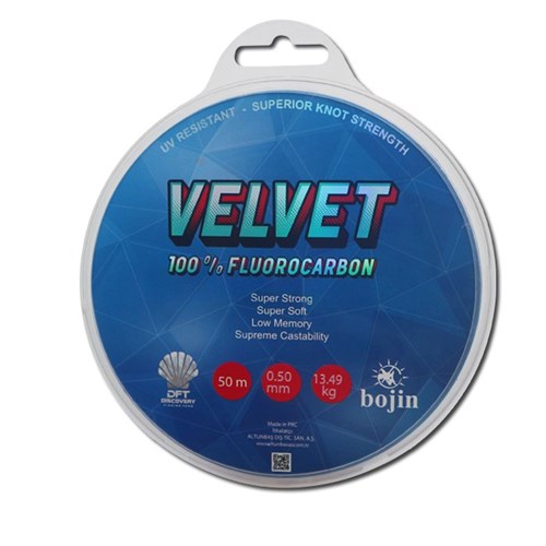 BOJIN Velvet Fluorocarbon 50 m 0.50 mm Misina
