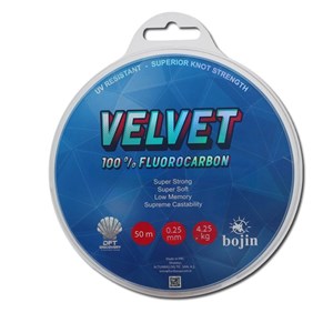 BOJIN Velvet Fluorocarbon 50 m 0.25 mm Misina